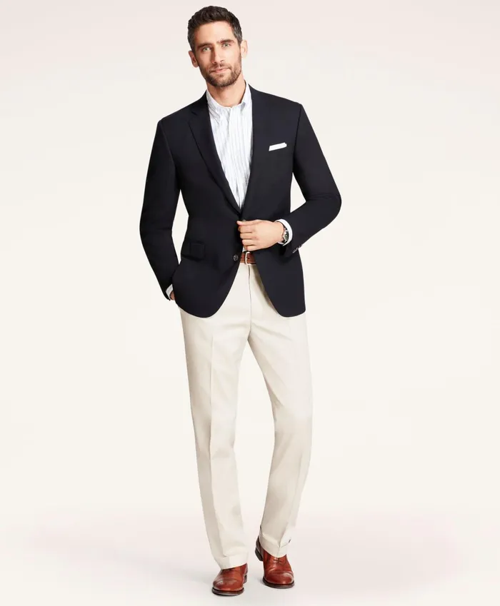 Chinos andamp Casual Pants Men Brooks Brothers Elliot Fit Stretch Advantage Chino Pants Stone
