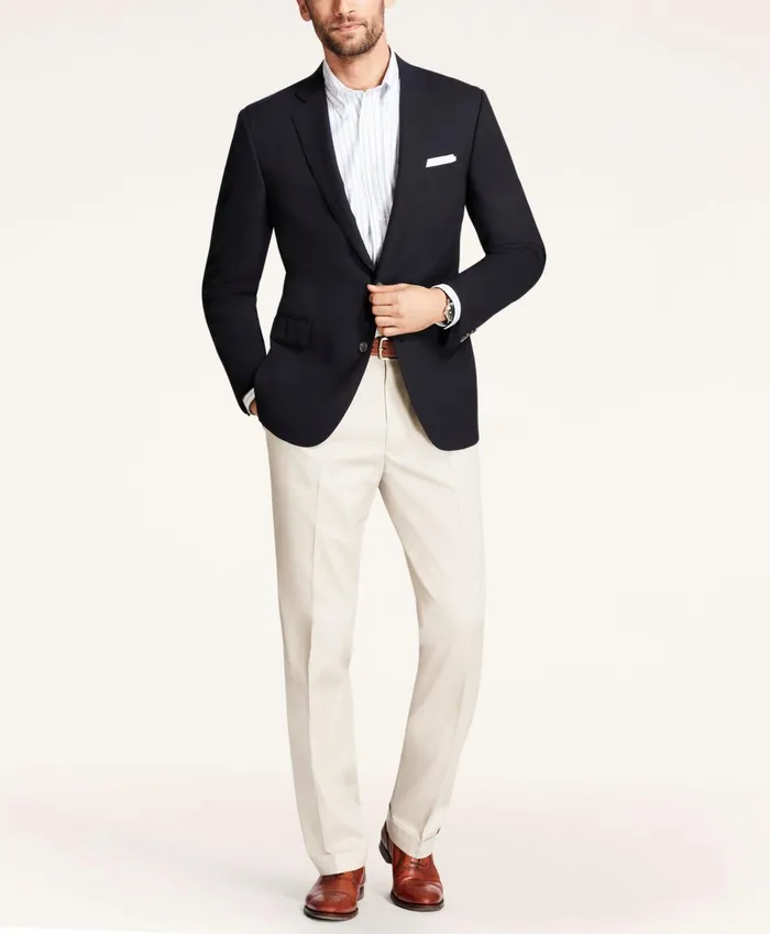 Chinos andamp Casual Pants Men Brooks Brothers Elliot Fit Stretch Cotton Advantage Chino Pants Stone