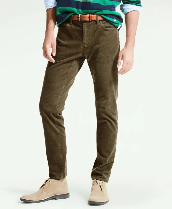 Chinos andamp Casual Pants Men Brooks Brothers FivePocket Stretch Corduroy Pants Olive Chinos andamp Casual Pants Men Brooks Brothers FivePocket Stretch Corduroy Pants Olive