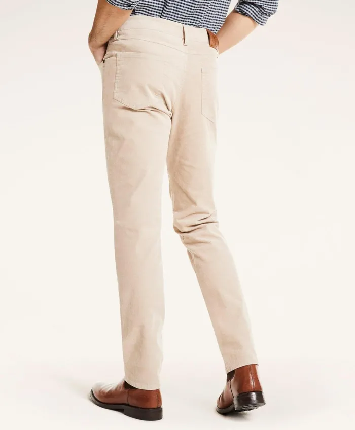 Chinos andamp Casual Pants Men Brooks Brothers FivePocket Stretch Corduroy Pants Taupe