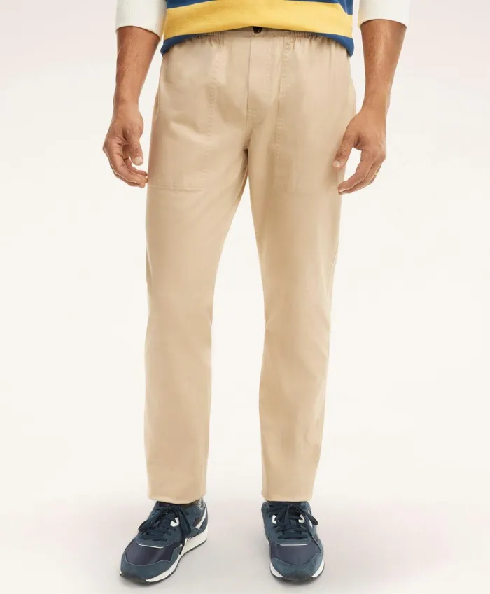 Chinos andamp Casual Pants Men Brooks Brothers Friday Chino Pants Khaki