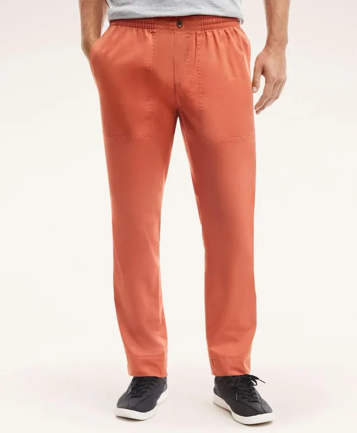 Chinos andamp Casual Pants Men Brooks Brothers Friday Chino Pants Orange