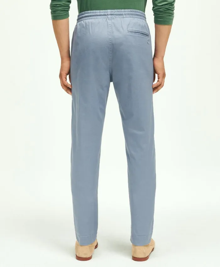 Chinos andamp Casual Pants Men Brooks Brothers Friday Drawstring Chino Pants Light Blue