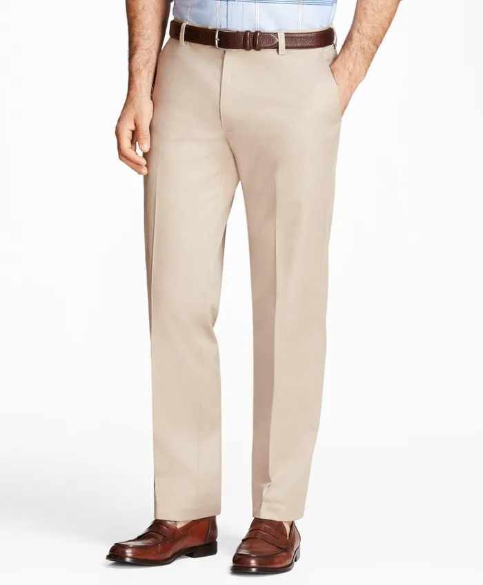 Chinos andamp Casual Pants Men Brooks Brothers Milano SlimFit Stretch Advantage Chino Pants Khaki Chinos andamp Casual Pants Men Brooks Brothers Milano SlimFit Stretch Advantage Chino Pants Khaki