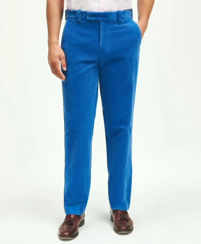 Chinos andamp Casual Pants Men Brooks Brothers Regular Fit Cotton WideWale Corduroy Pants Blue Chinos andamp Casual Pants Men Brooks Brothers Regular Fit Cotton WideWale Corduroy Pants Blue