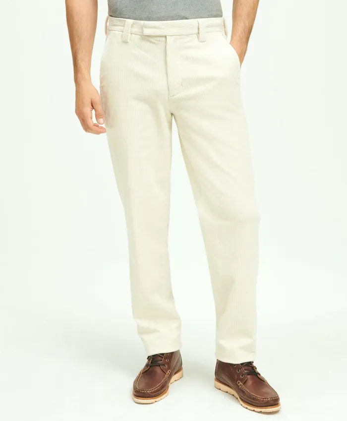 Chinos andamp Casual Pants Men Brooks Brothers Regular Fit Cotton WideWale Corduroy Pants Natural Chinos andamp Casual Pants Men Brooks Brothers Regular Fit Cotton WideWale Corduroy Pants Natural
