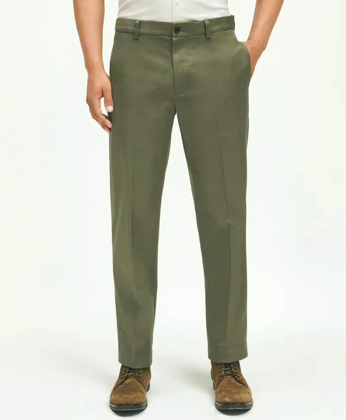 Chinos andamp Casual Pants Men Brooks Brothers Regular Fit Stretch Cotton Advantage Chino Pants Dark Green Chinos andamp Casual Pants Men Brooks Brothers Regular Fit Stretch Cotton Advantage Chino Pants Dark Green