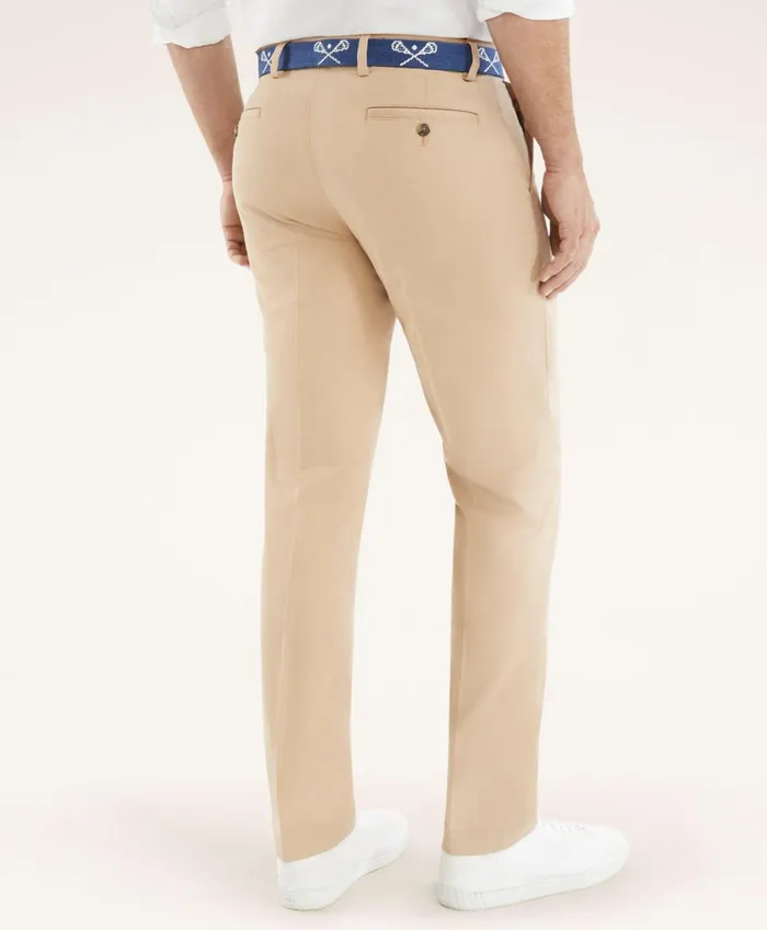 Chinos andamp Casual Pants Men Brooks Brothers Slim Fit Stretch Cotton Advantage Chino Pants Dark Khaki