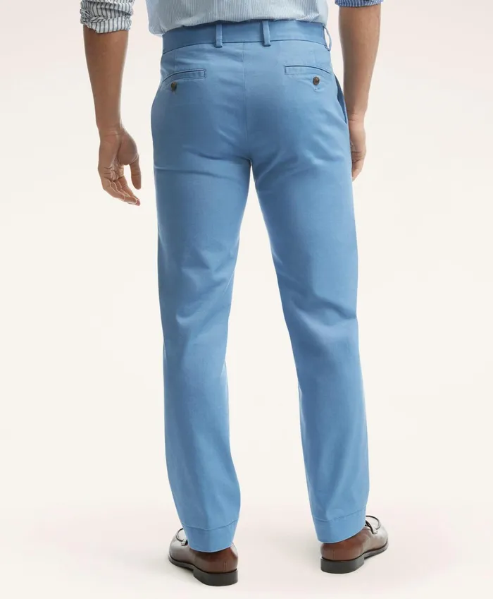 Chinos andamp Casual Pants Men Brooks Brothers Washed Stretch Chino Pants Dark Blue