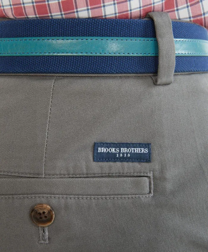 Chinos andamp Casual Pants Men Brooks Brothers Washed Stretch Chino Pants Grey