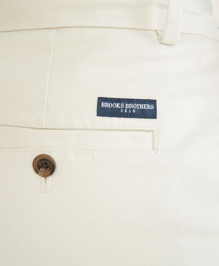 Chinos andamp Casual Pants Men Brooks Brothers Washed Stretch Chino Pants Natural