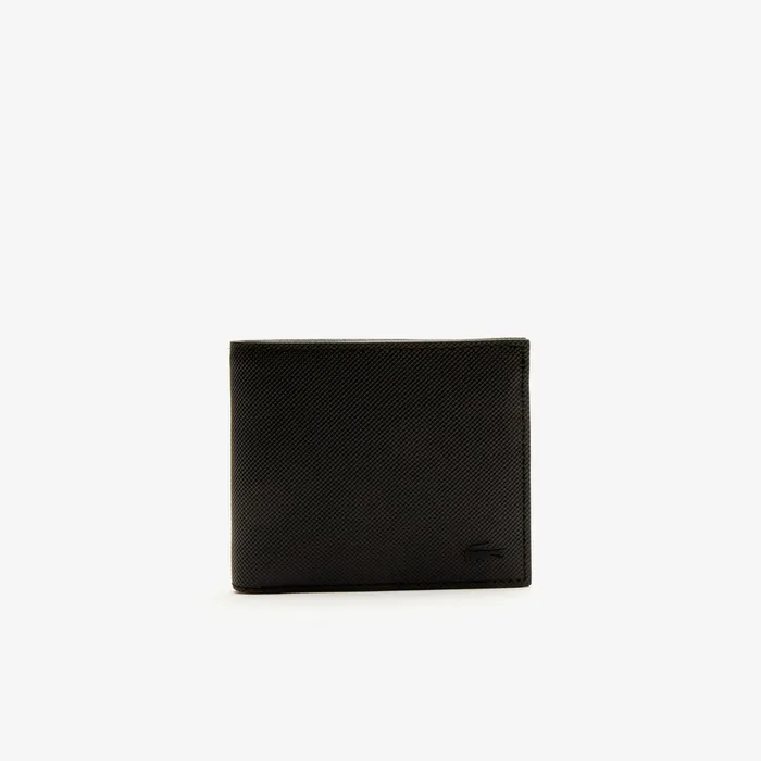 Classic Bifold Petit Piqu Wallet Black Mens Lacoste Small Leather Goods Gift Ideas Classic Bifold Petit Piqu Wallet Black Mens Lacoste Small Leather Goods Gift Ideas