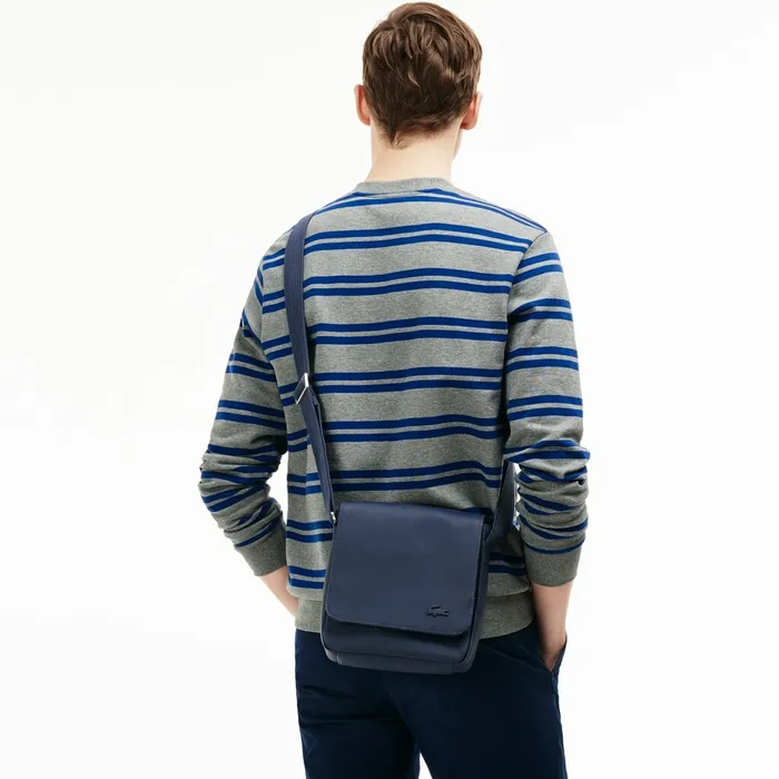 Classic Flap Camera Bag Black Mens Lacoste Bags Store