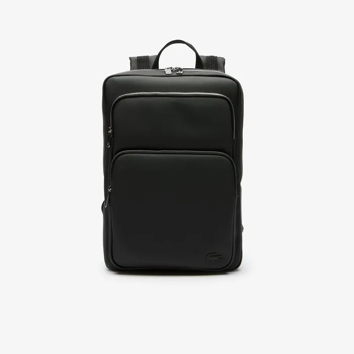 Classic Petit Piqu Backpack Black Mens Lacoste Bags On Sale