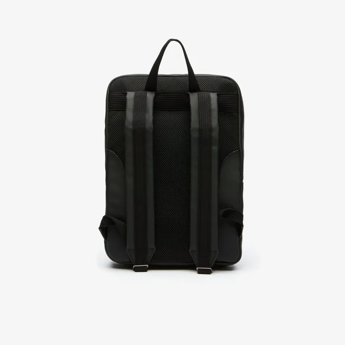 Classic Petit Piqu Backpack Black Mens Lacoste Bags On Sale