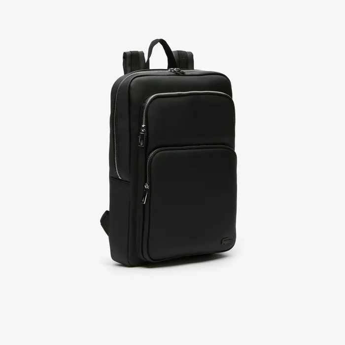 Classic Petit Piqu Backpack Black Mens Lacoste Bags On Sale