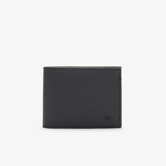 Classic Petit Piqu Six Card Wallet Black Mens Lacoste Small Leather Goods On Sale Classic Petit Piqu Six Card Wallet Black Mens Lacoste Small Leather Goods On Sale
