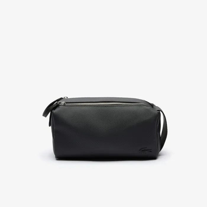 Classic Petit Piqu Toiletry Bag Black Mens Lacoste Small Leather Goods Gift Ideas Classic Petit Piqu Toiletry Bag Black Mens Lacoste Small Leather Goods Gift Ideas