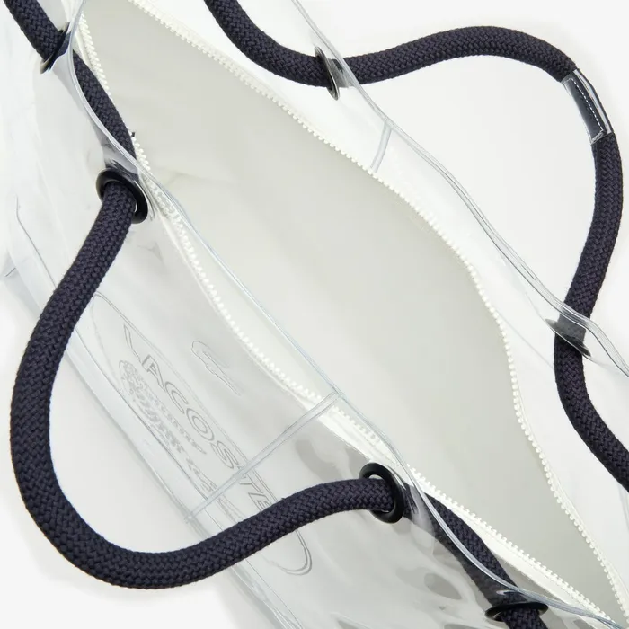 Clear Shopper Bag Transparent Peacoat Womens Lacoste Bags For Sale Online