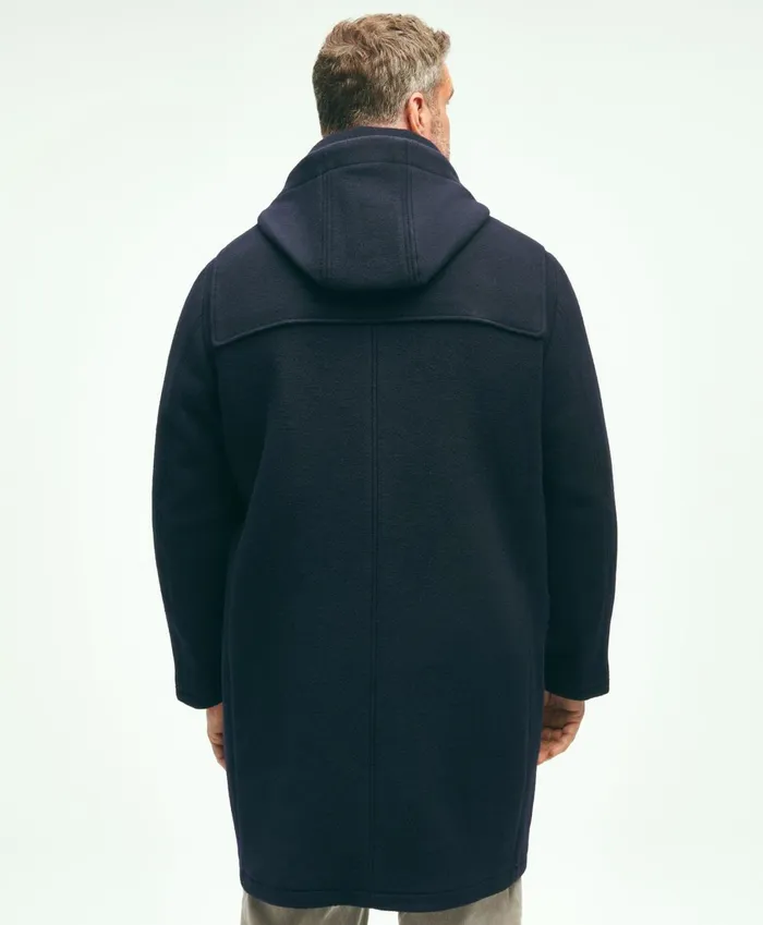 Coats andamp Jackets Men Brooks Brothers Big andamp Tall Classic Wool Duffle Coat Navy