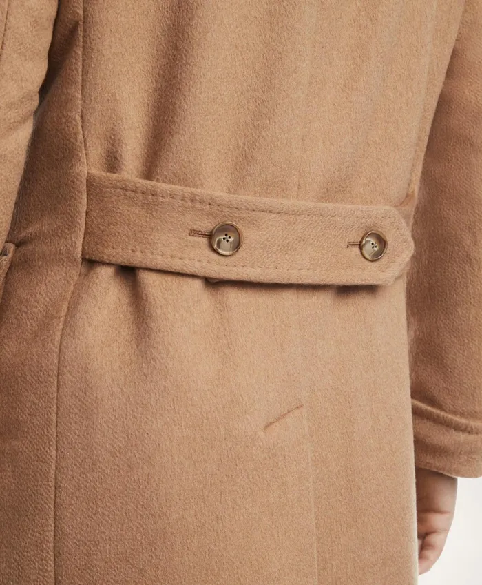 Coats andamp Jackets Men Brooks Brothers Camel Hair Peak Lapel Coat Brown