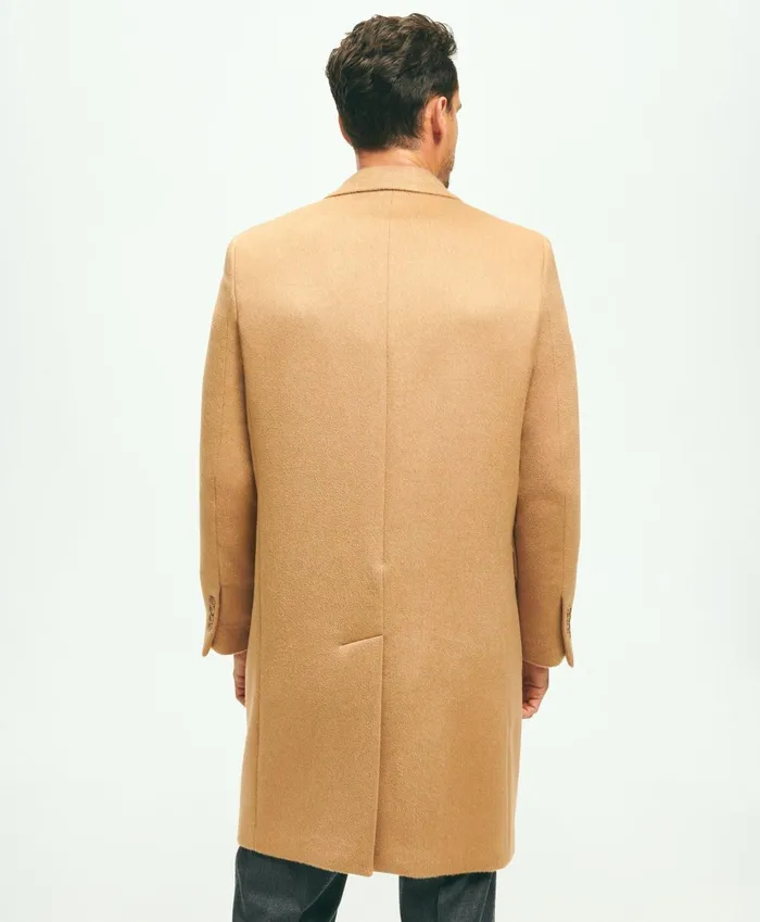 Coats andamp Jackets Men Brooks Brothers Camel Hair Polo Coat Brown