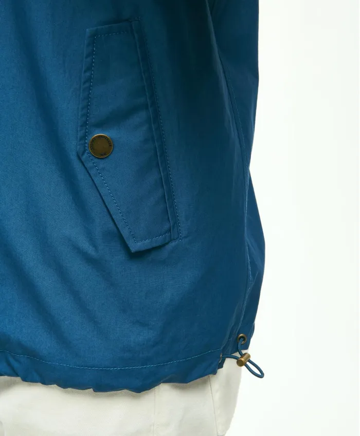 Coats andamp Jackets Men Brooks Brothers Cotton Blend Harrington Jacket Medium Blue