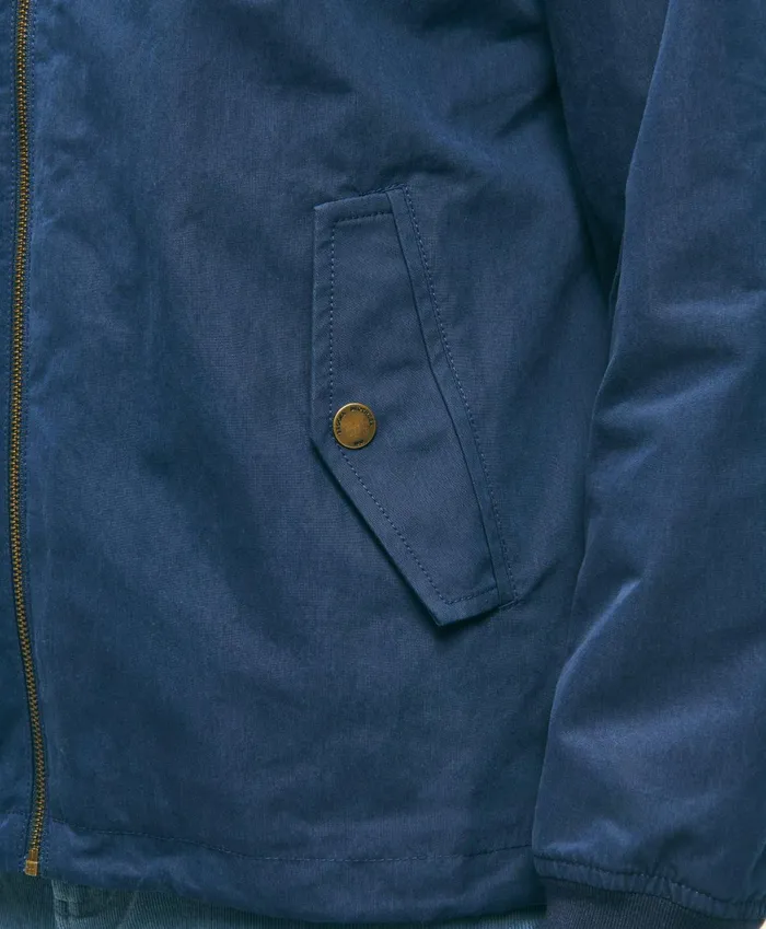 Coats andamp Jackets Men Brooks Brothers Cotton Blend Harrington Jacket Navy