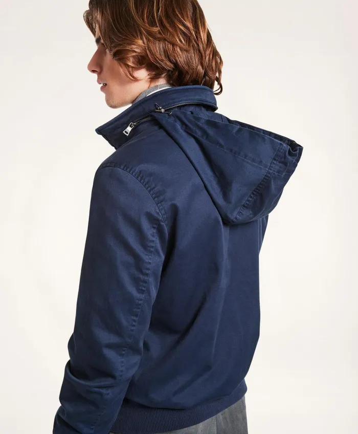 Coats andamp Jackets Men Brooks Brothers Cotton Bomber Jacket Navy