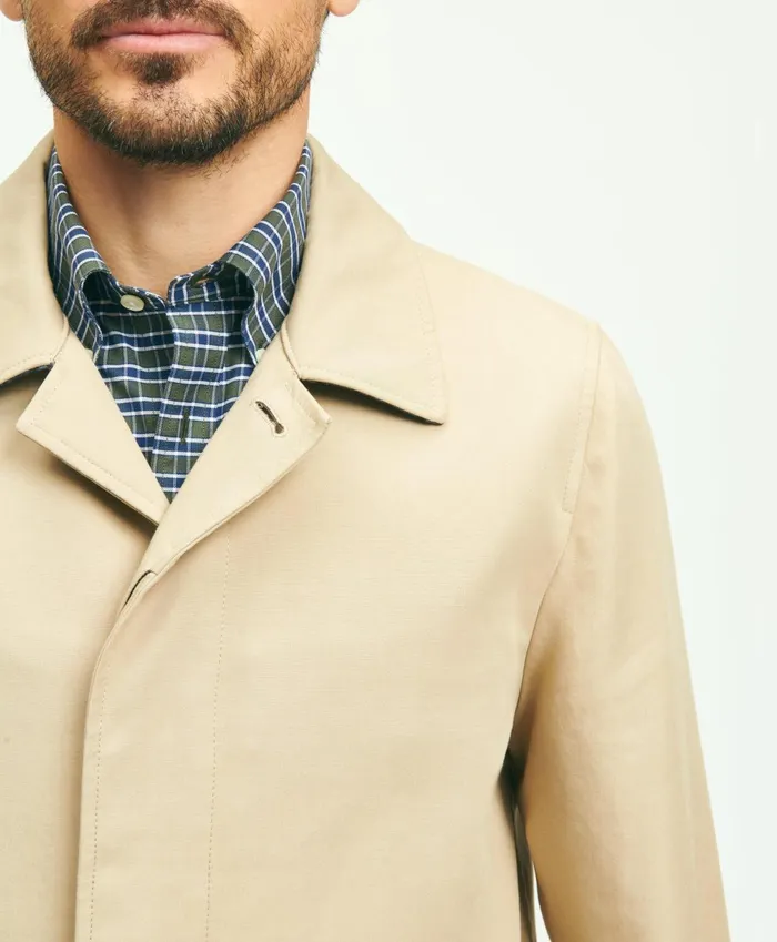 Coats andamp Jackets Men Brooks Brothers Cotton Driving Coat Tan