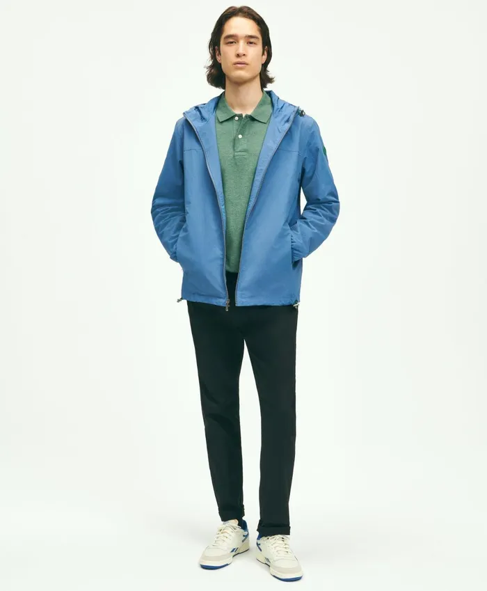 Coats andamp Jackets Men Brooks Brothers Nylon Windbreaker Blue