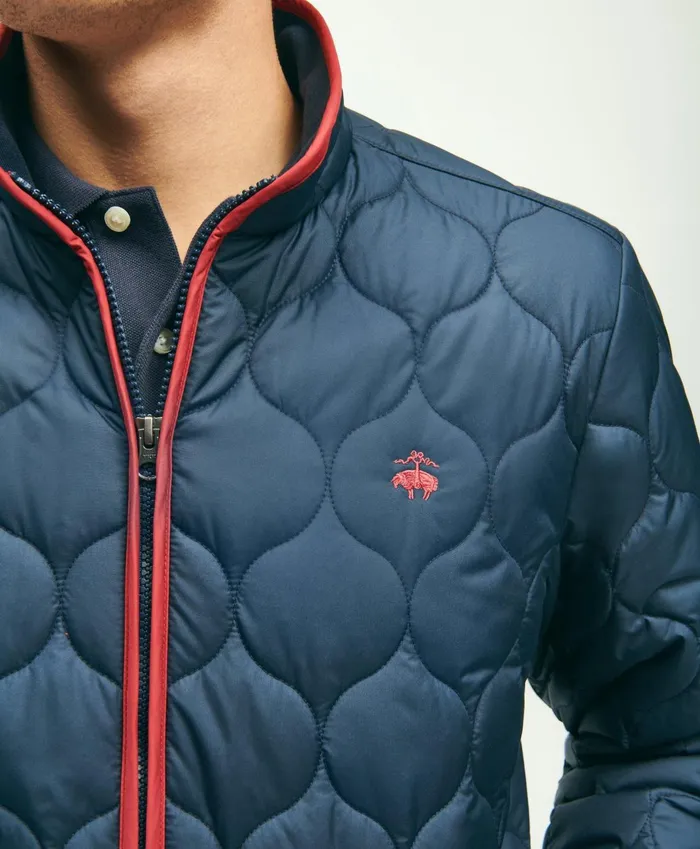 Coats andamp Jackets Men Brooks Brothers Quilted Liner Jacket Navy