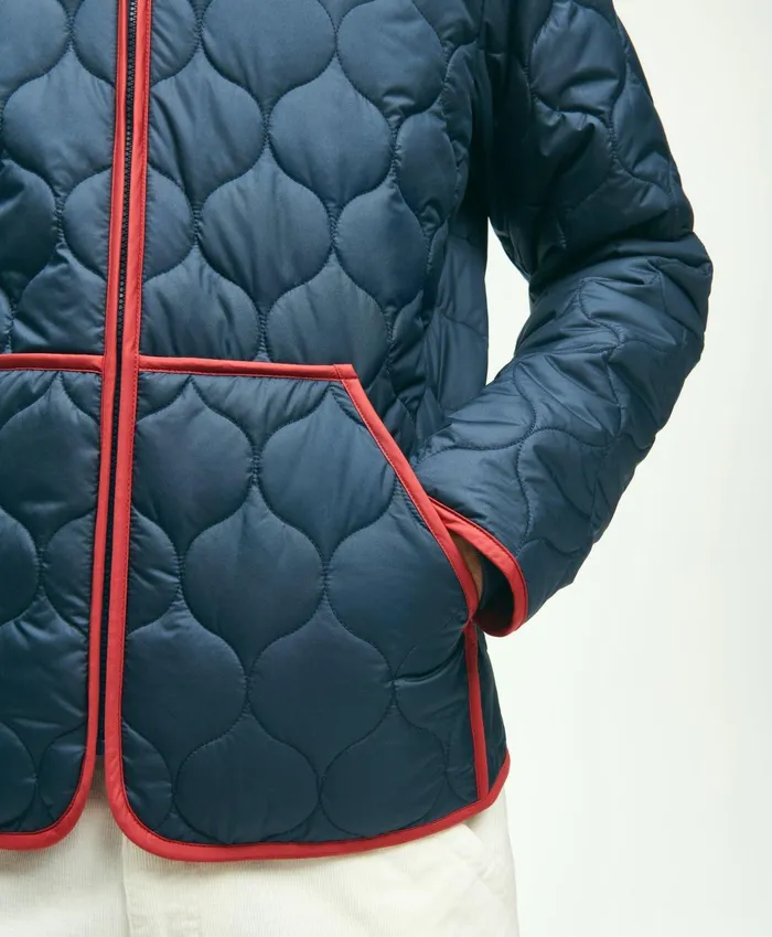 Coats andamp Jackets Men Brooks Brothers Quilted Liner Jacket Navy