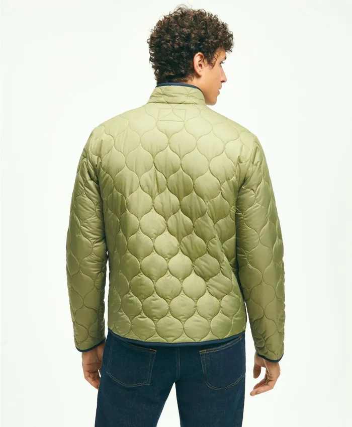 Coats andamp Jackets Men Brooks Brothers Quilted Liner Jacket Olive