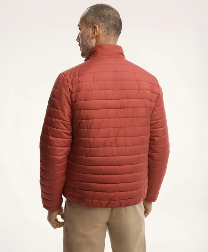 Coats andamp Jackets Men Brooks Brothers Reversible Down Puffer Jacket Red