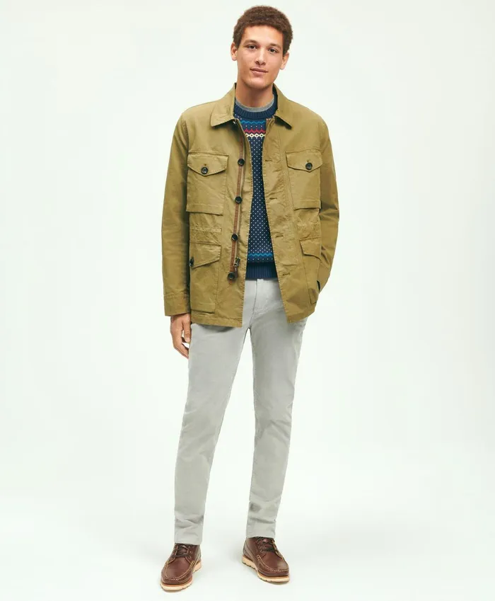 Coats andamp Jackets Men Brooks Brothers Ripstop Field Jacket Medium Green