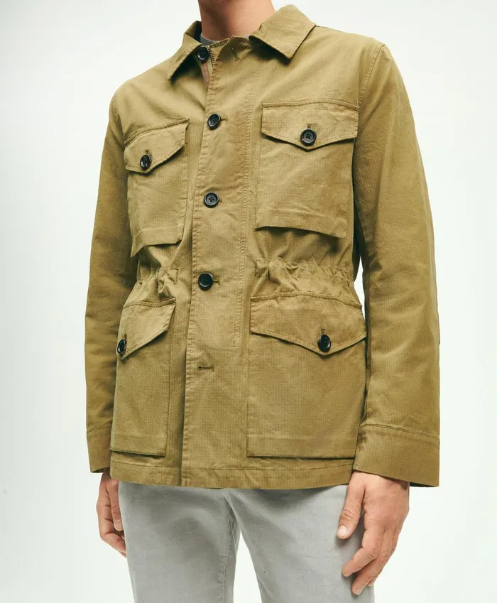 Coats andamp Jackets Men Brooks Brothers Ripstop Field Jacket Medium Green