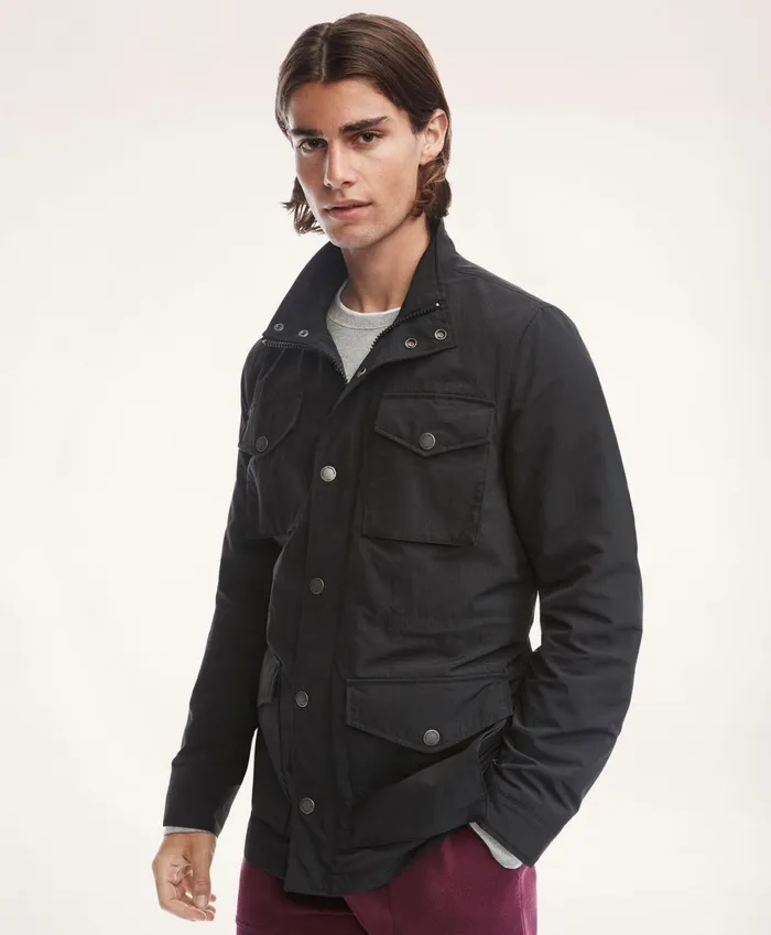 Coats andamp Jackets Men Brooks Brothers Safari Jacket In WaterRepellent Ripstop Black Coats andamp Jackets Men Brooks Brothers Safari Jacket In WaterRepellent Ripstop Black