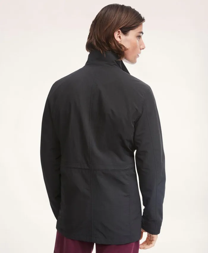Coats andamp Jackets Men Brooks Brothers Safari Jacket In WaterRepellent Ripstop Black