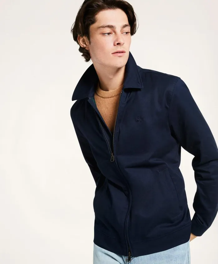 Coats andamp Jackets Men Brooks Brothers Stretch Cotton Twill Bomber Jacket Navy Coats andamp Jackets Men Brooks Brothers Stretch Cotton Twill Bomber Jacket Navy