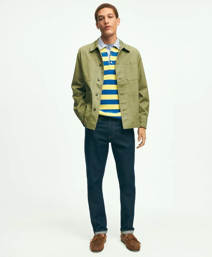 Coats andamp Jackets Men Brooks Brothers Stretch Cotton Twill Chore Jacket Olive Coats andamp Jackets Men Brooks Brothers Stretch Cotton Twill Chore Jacket Olive