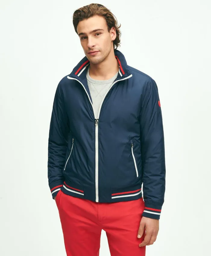 Coats andamp Jackets Men Brooks Brothers ThreeSeason Windbreaker Navy