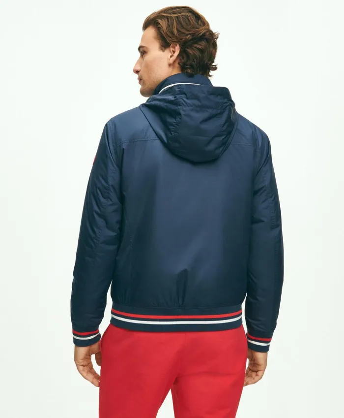 Coats andamp Jackets Men Brooks Brothers ThreeSeason Windbreaker Navy