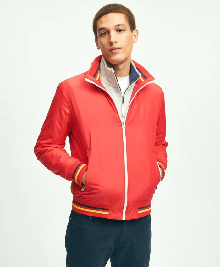 Coats andamp Jackets Men Brooks Brothers ThreeSeason Windbreaker Red