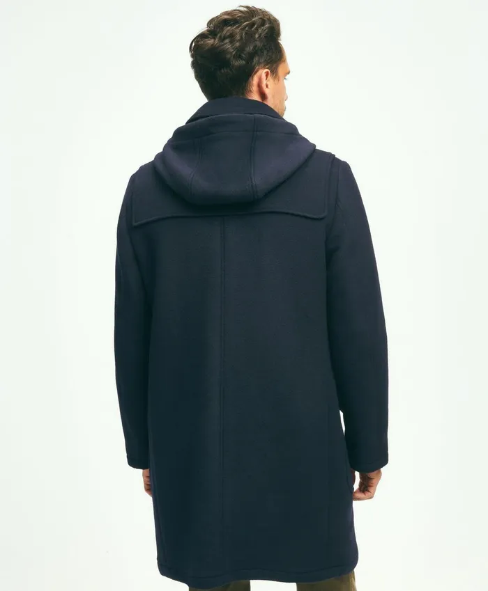 Coats andamp Jackets Men Brooks Brothers Wool Duffle Coat Navy