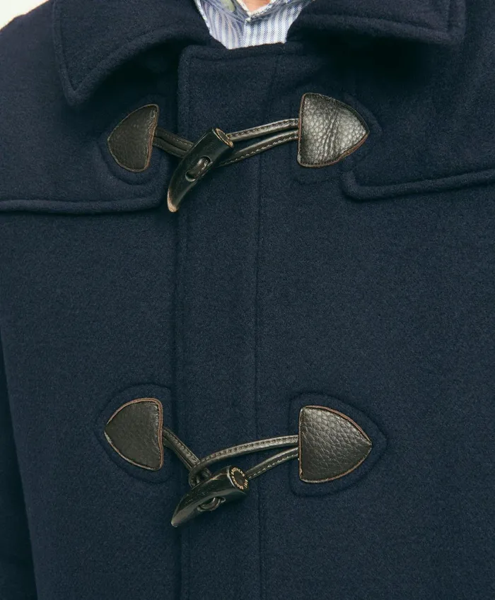 Coats andamp Jackets Men Brooks Brothers Wool Duffle Coat Navy