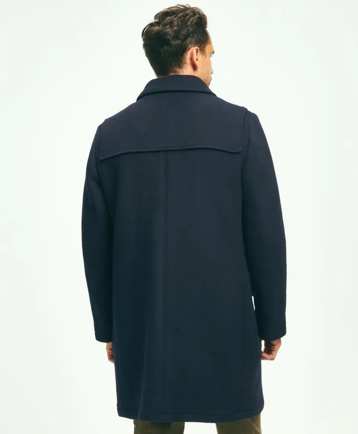 Coats andamp Jackets Men Brooks Brothers Wool Duffle Coat Navy