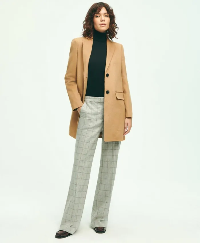 Coats andamp Jackets Women Brooks Brothers Camel Hair Car Coat Camel