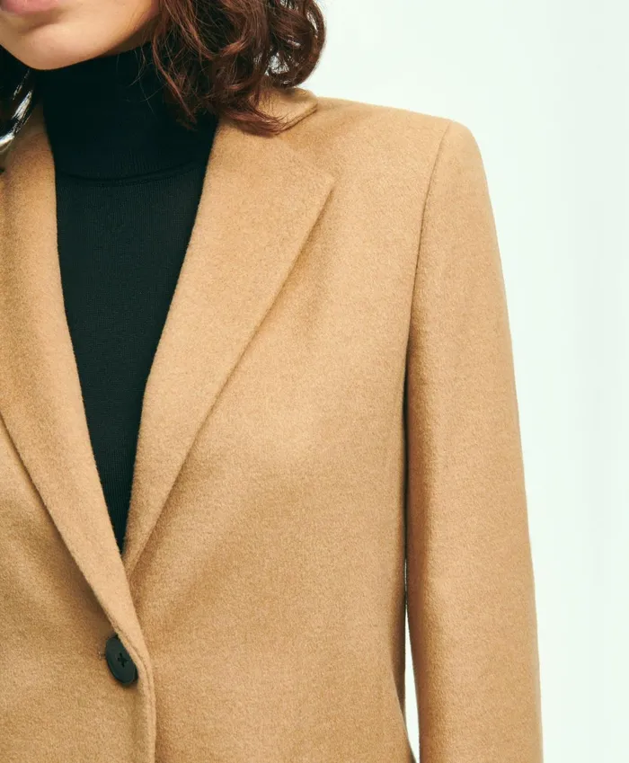 Coats andamp Jackets Women Brooks Brothers Camel Hair Car Coat Camel