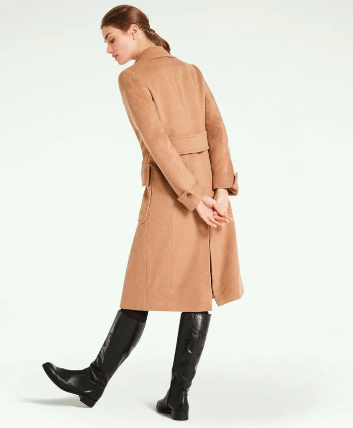 Coats andamp Jackets Women Brooks Brothers Camel Hair Polo Coat Camel